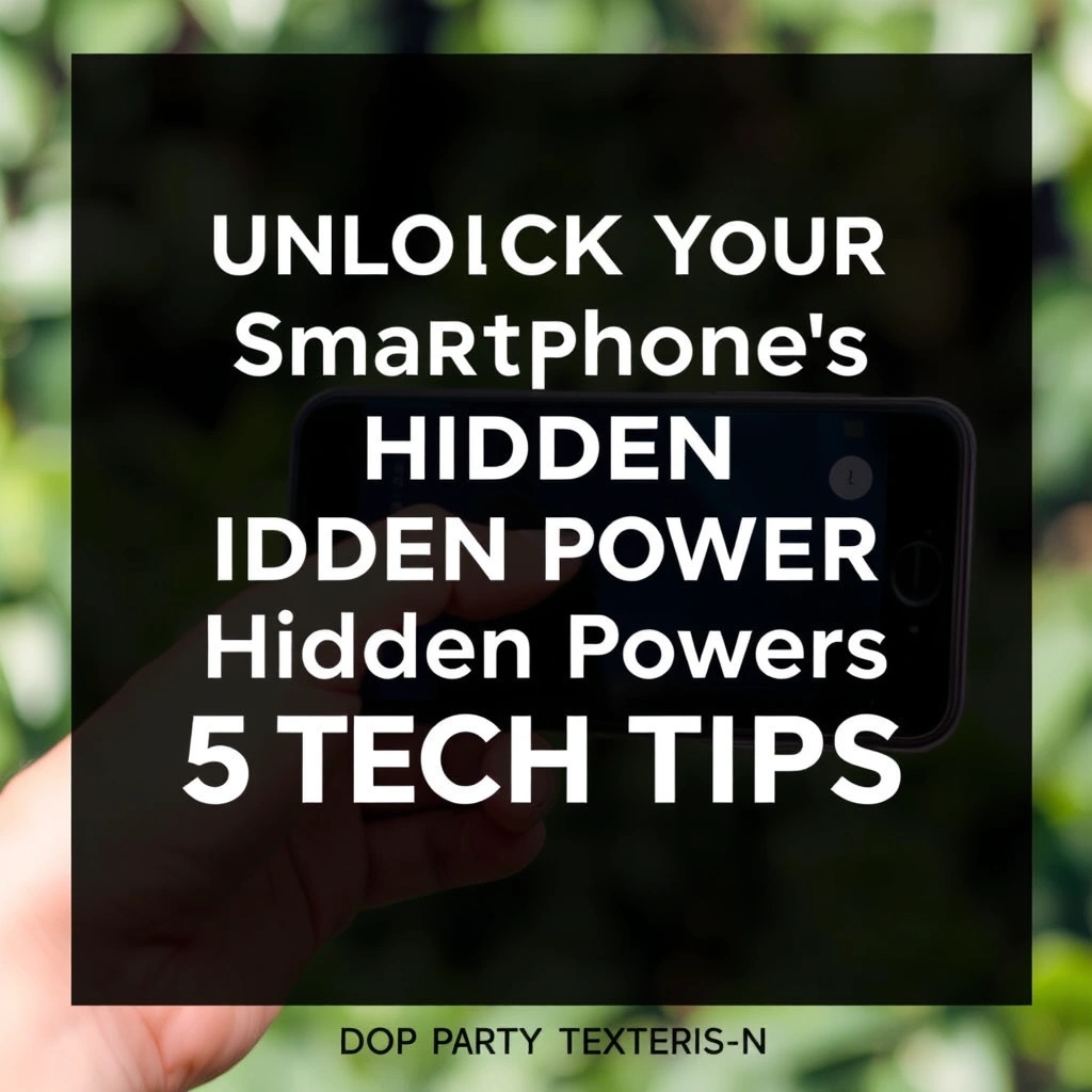 Unlock Your Smartphone’s Hidden Powers with These 5 Tech Tips