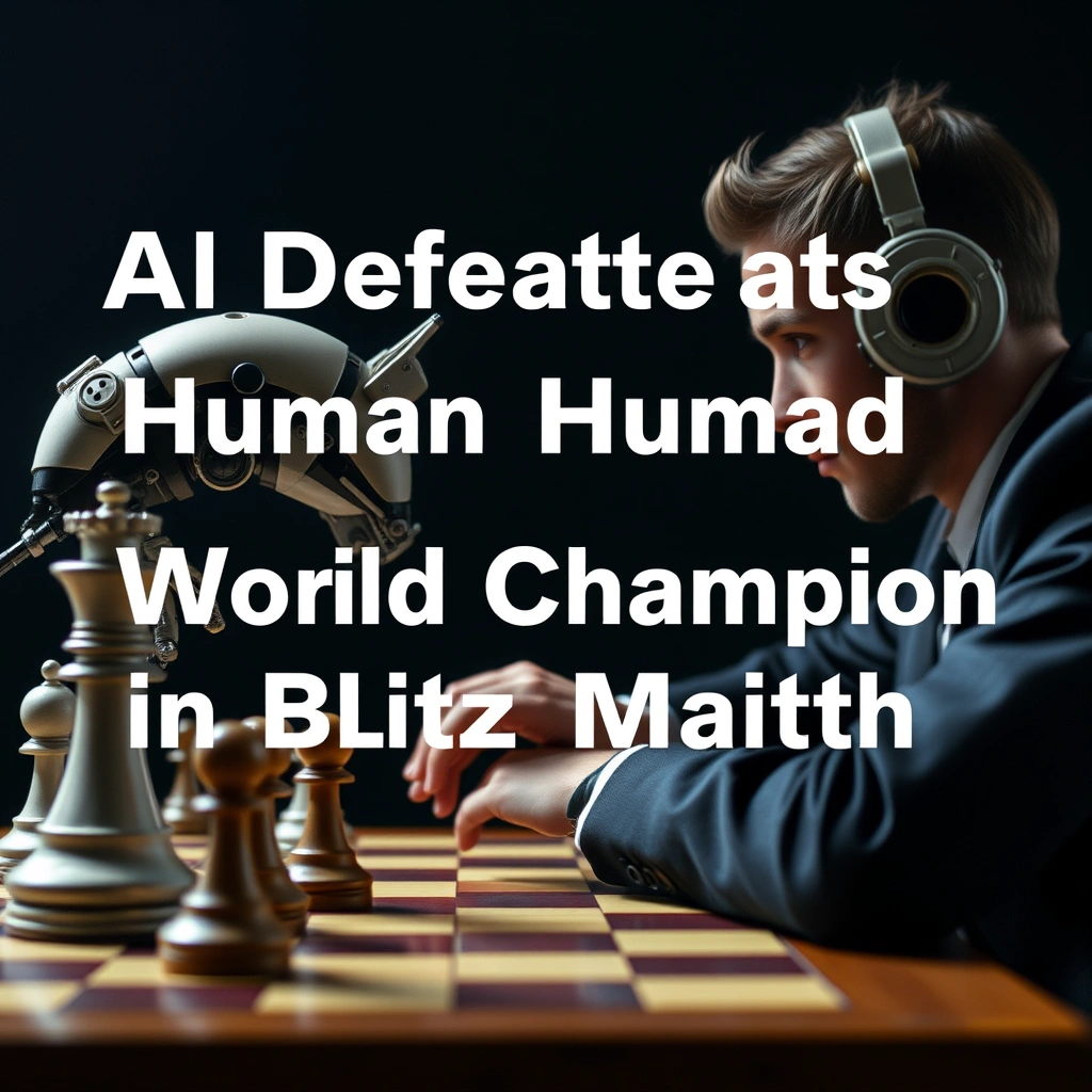 AI Defeats Human World Chess Champion in Blitz Match