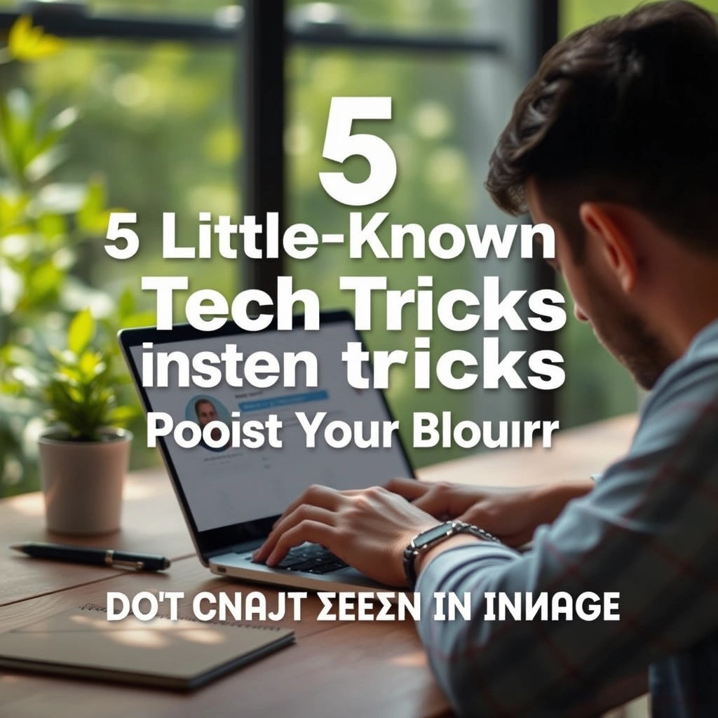 5 Little-Known Tech Tricks to Instantly Boost Your Productivity