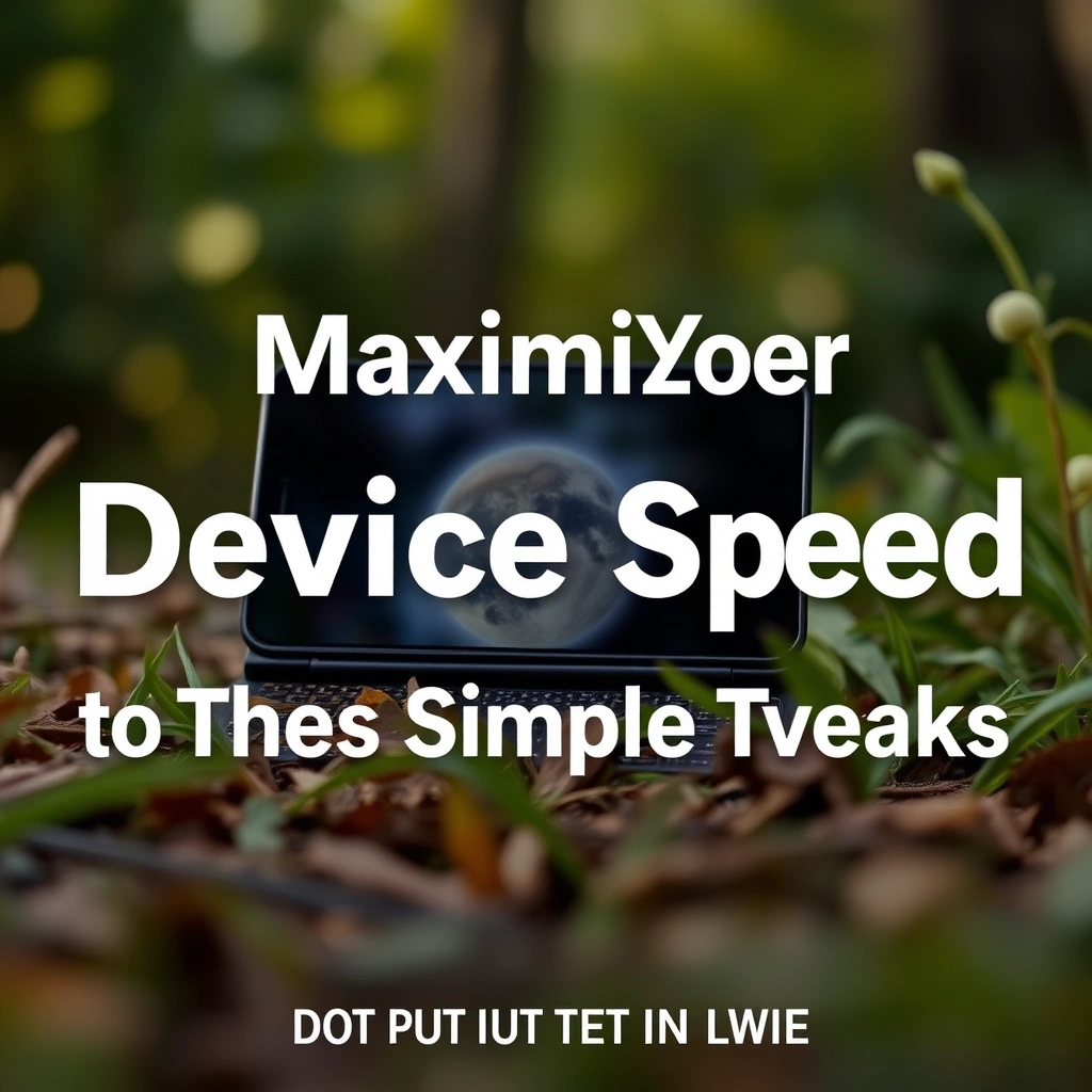 Maximize Your Device Speed With These Simple Tweaks